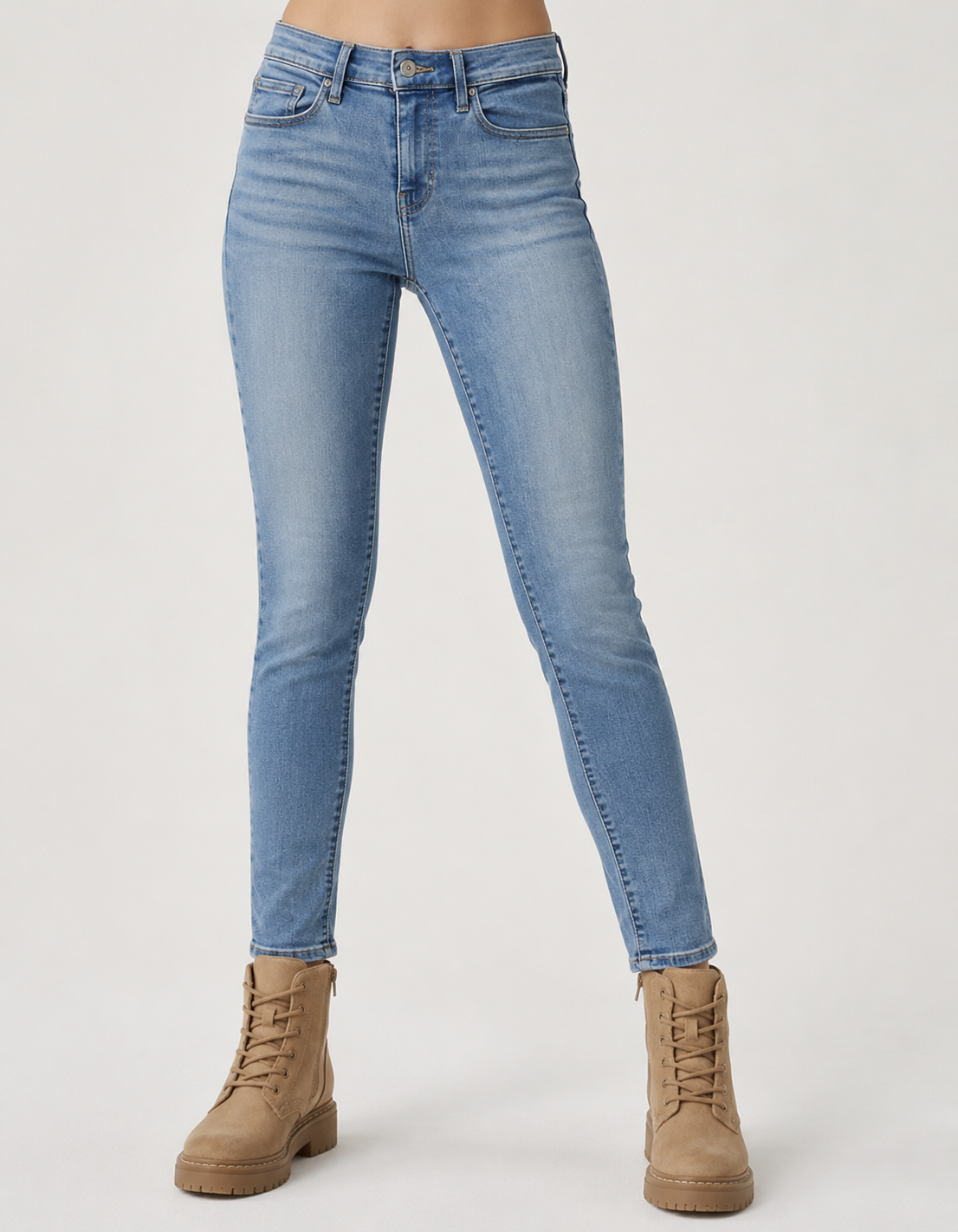 Jeans Levi's 710 Super Skinny tiro alto |Usados | Talla 27