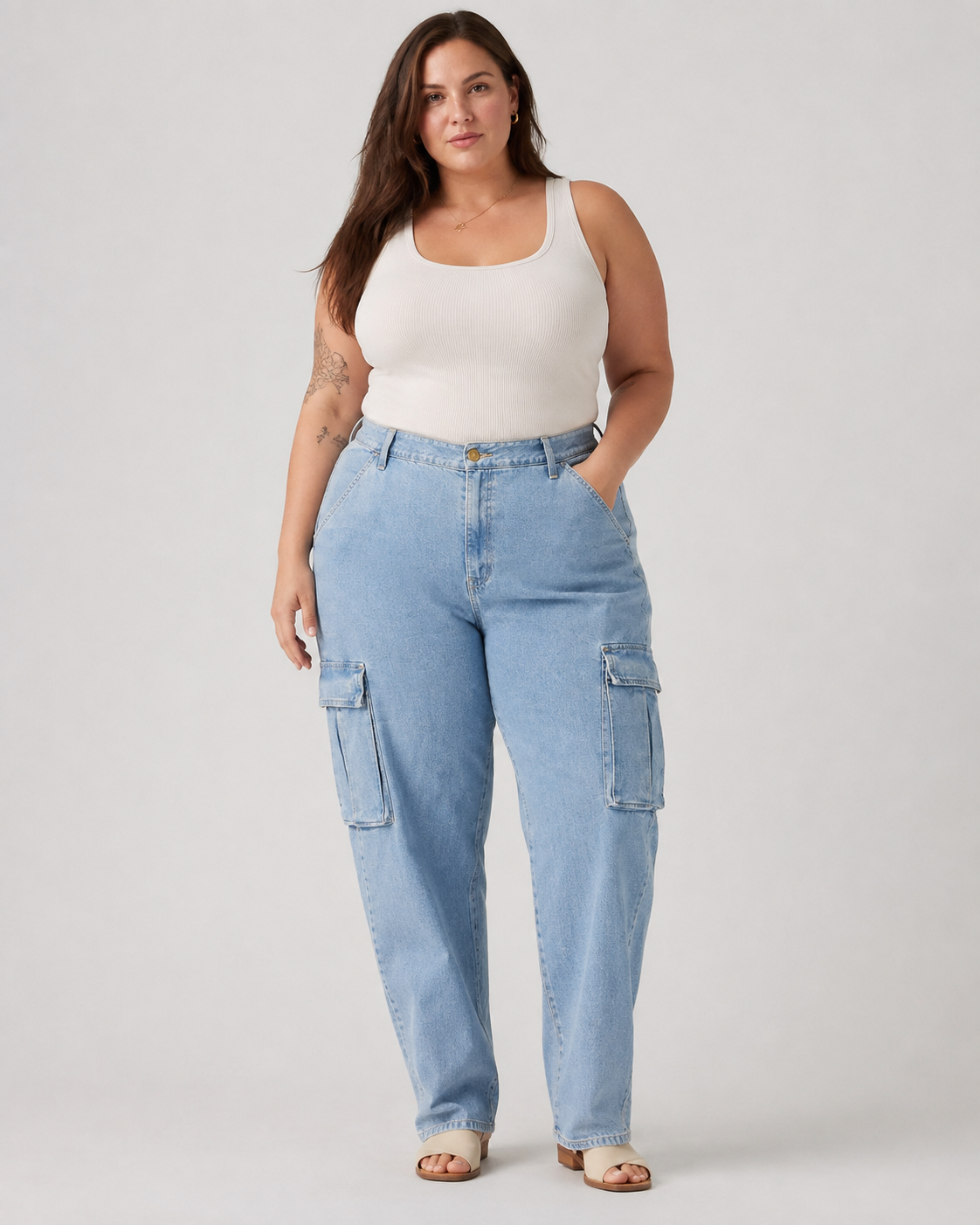 Jeans cargo Levi's | Lavado claro| XL
