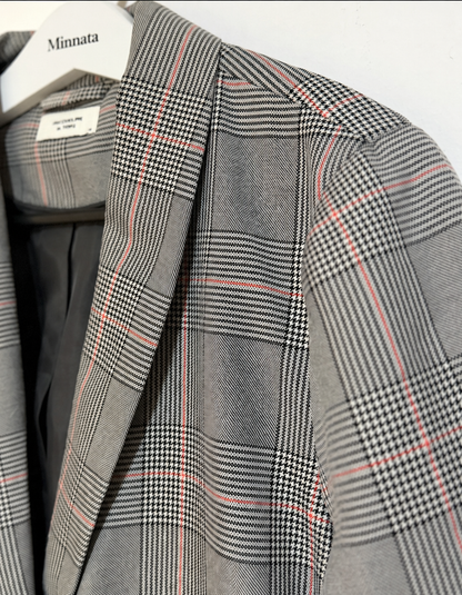 Blazer Jacqueline de Yong estilo Príncipe de Gales | Talla indicada 40