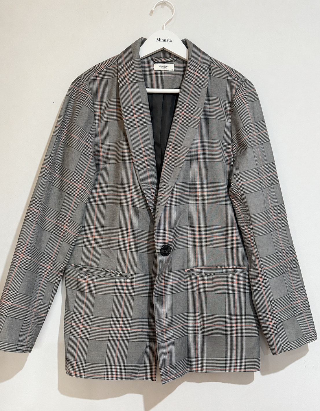 Blazer Jacqueline de Yong estilo Príncipe de Gales | Talla indicada 40