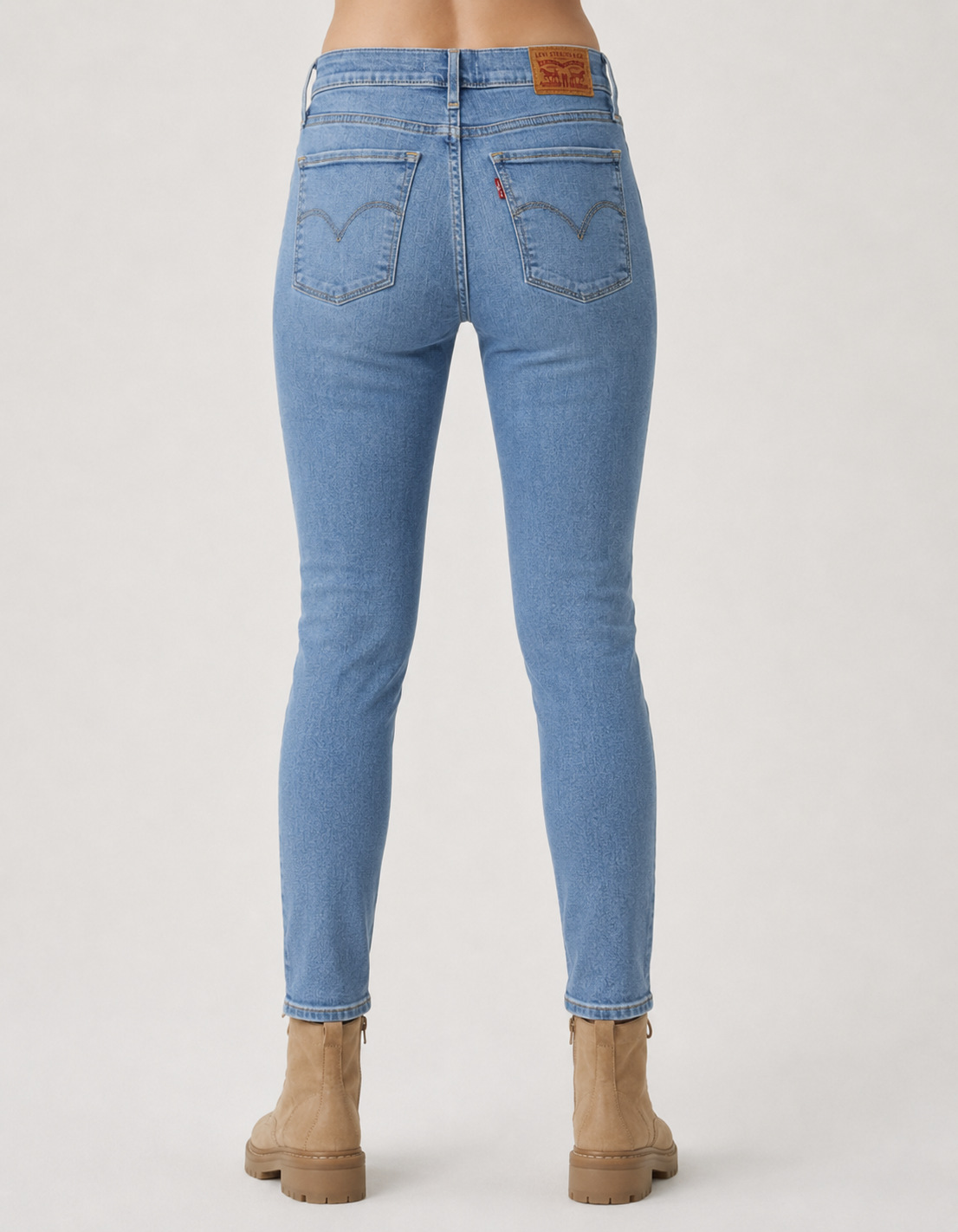 Jeans Levi's 710 Super Skinny tiro alto |Usados | Talla 27 (equiv. 36–38)
