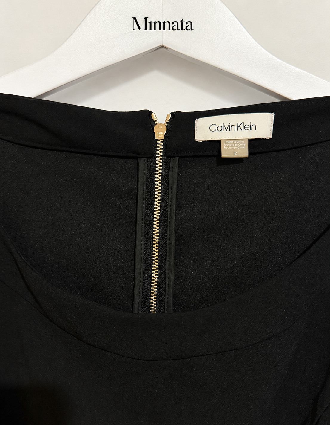 Vestido Tubo Calvin Klein Manga 3/4 | Talla indicada 12 (equiv. L)