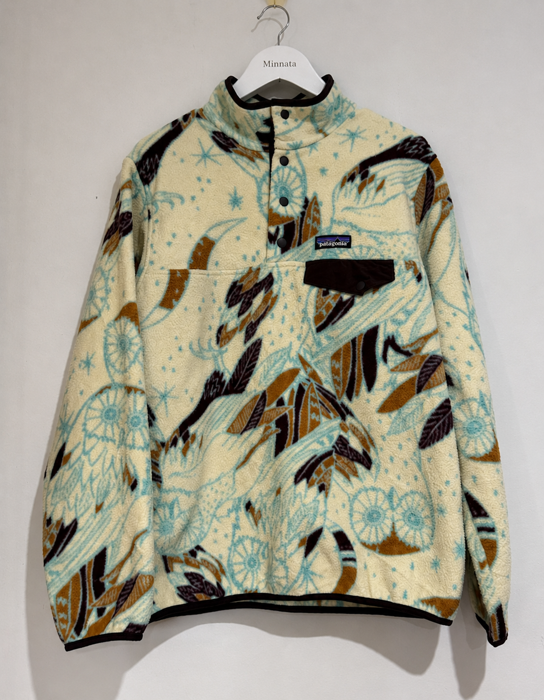 Patagonia Synchilla Snap-T Fleece | Estampado Búhos | Talla indicada M