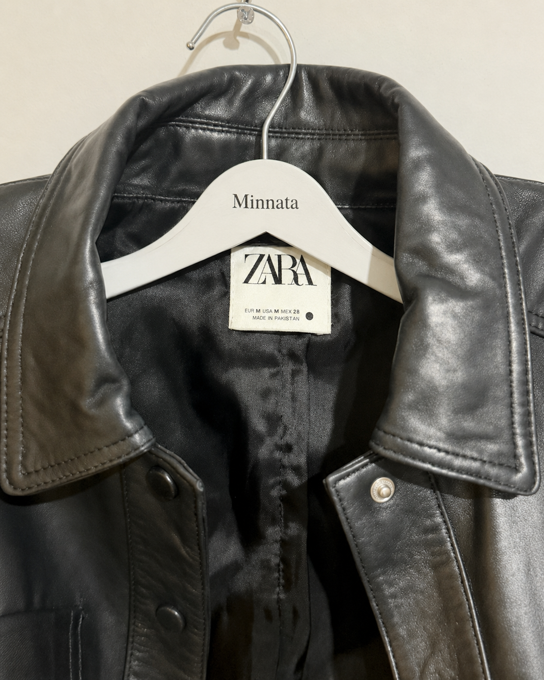 Chaqueta Zara | COLLECTION LIMITED EDITION | cuero genuino | Talla indicada M