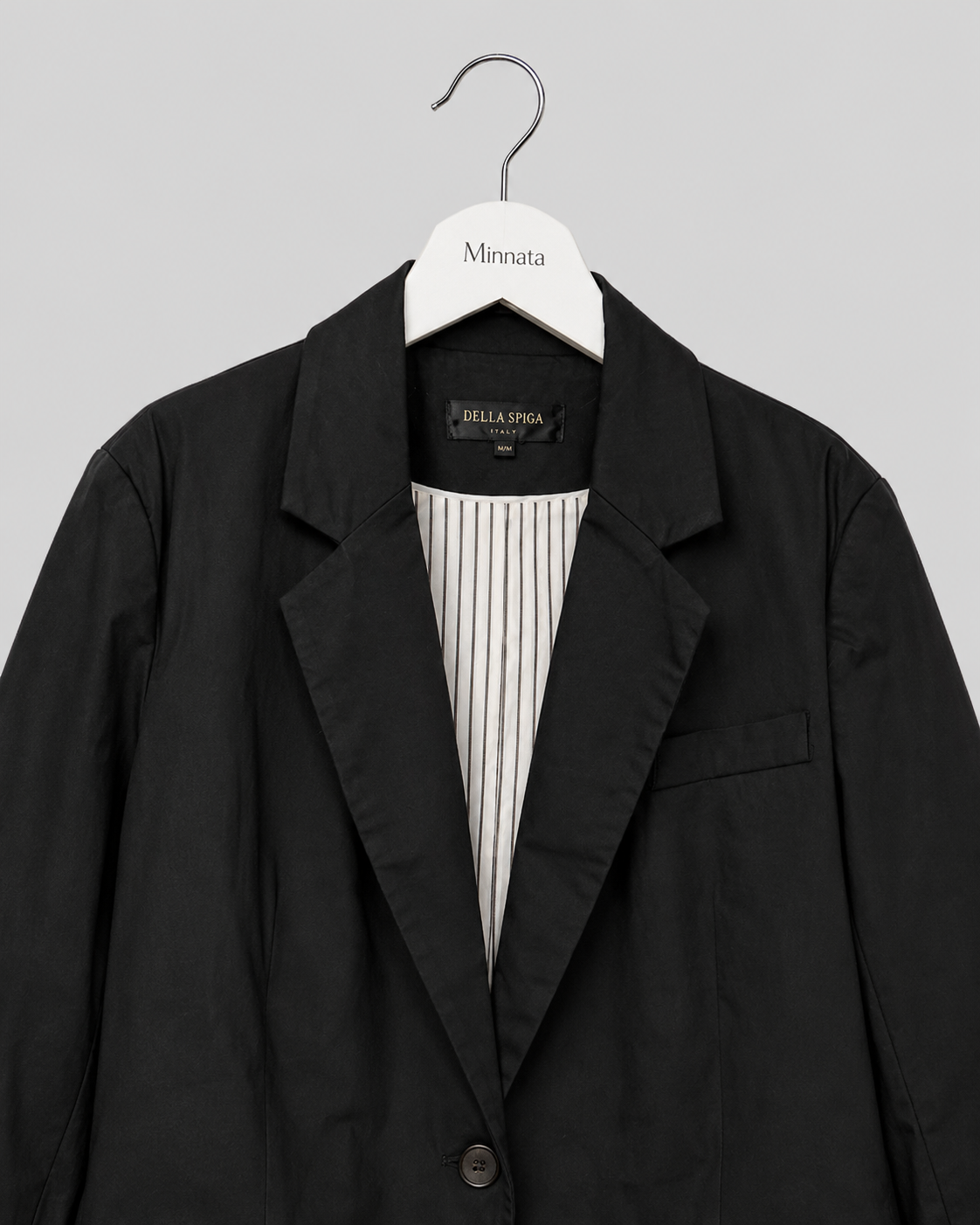 Blazer Della Spiga Italy negro clásico | vintage | talla M