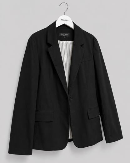 Blazer Della Spiga Italy negro clásico | vintage | talla M