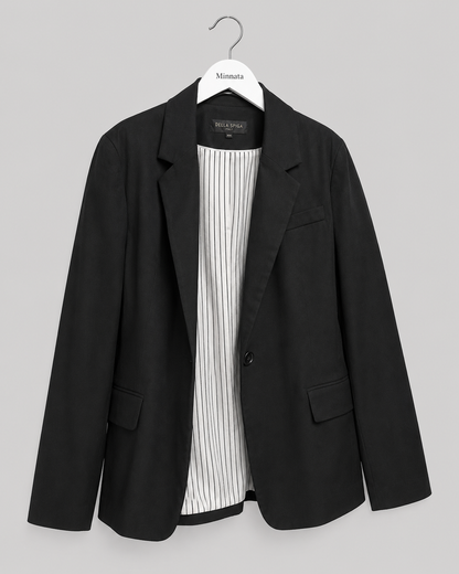 Blazer Della Spiga Italy negro clásico | vintage | talla M