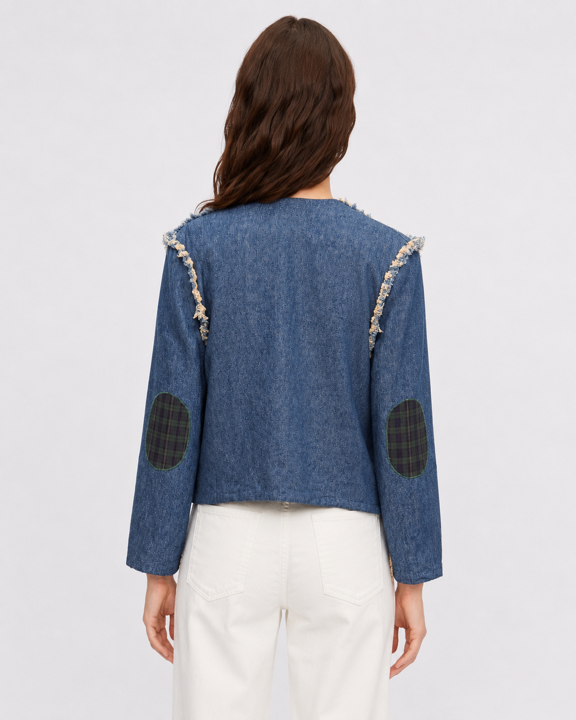 Chaqueta Denim Deconstruida | Edición Única Hecha a Mano