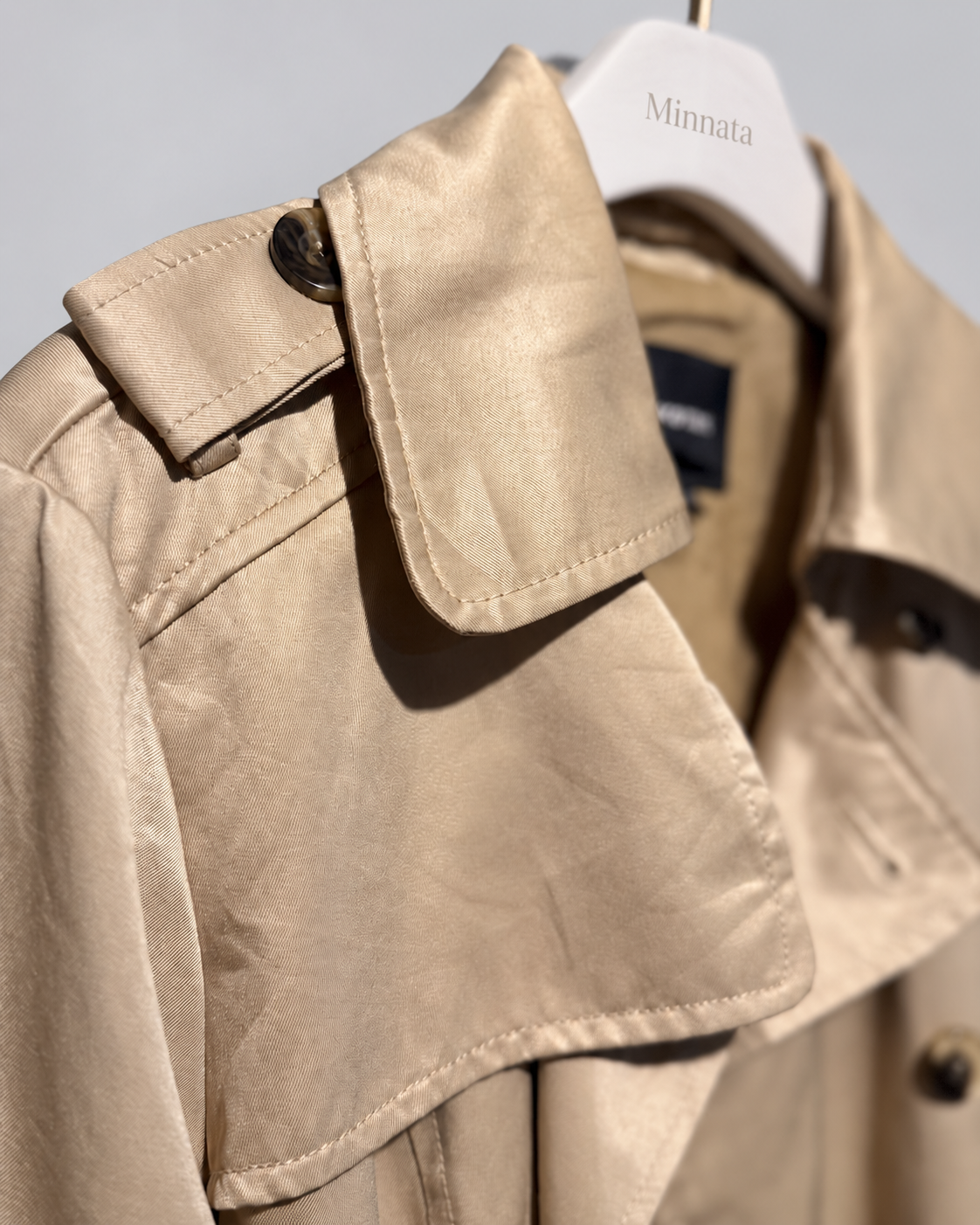 Trench coat Koton | Beige/camel clásico  | talla 36 / S)