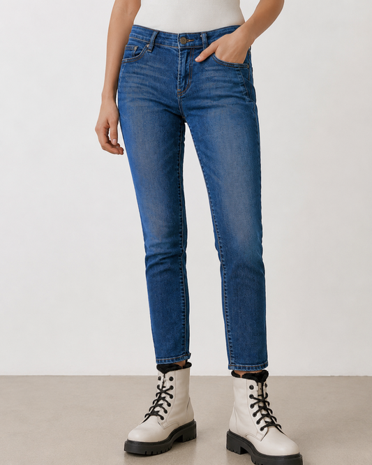 Jeans Calvin Klein Skinny Tiro Alto | Talla 25P (Petite)