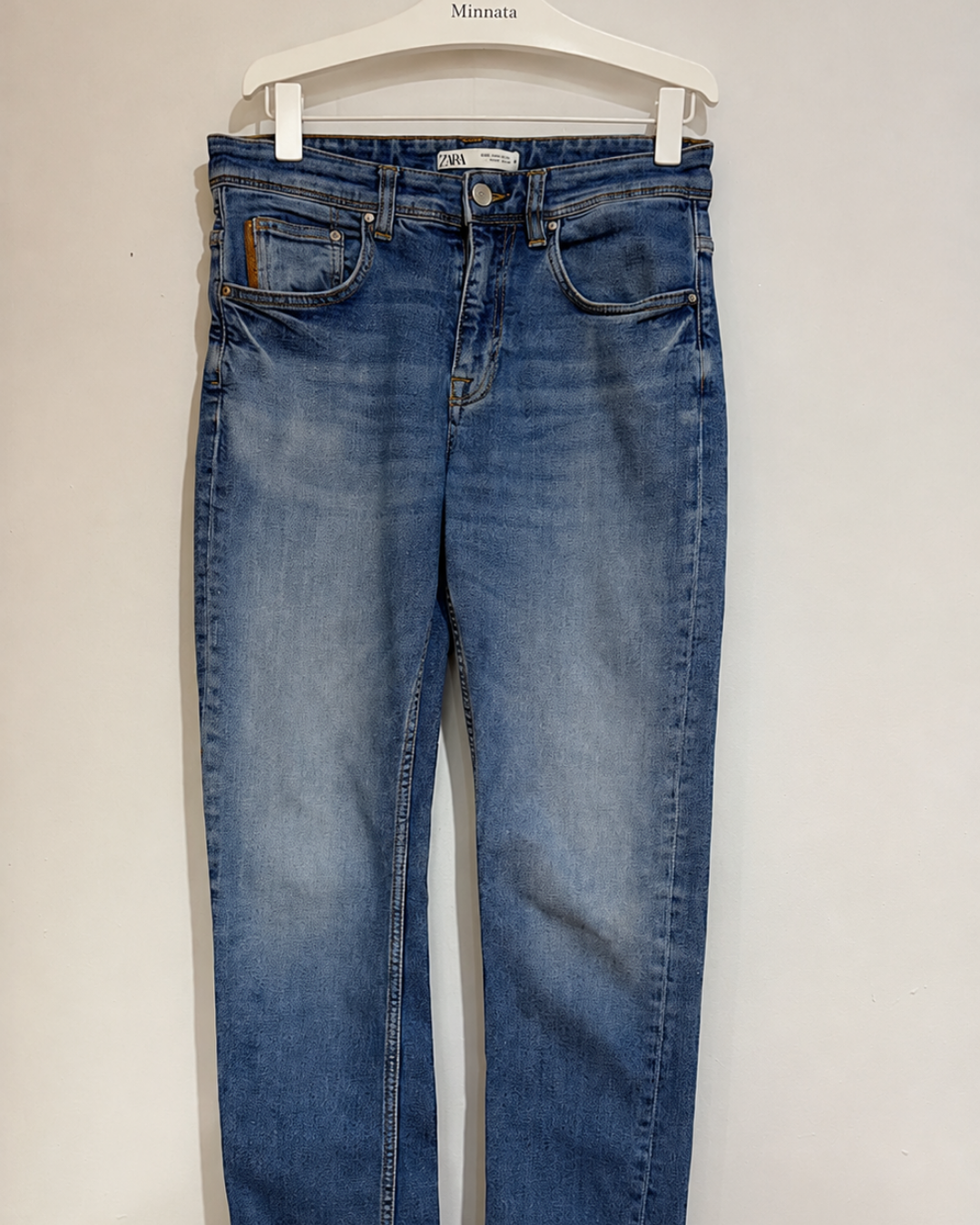Jeans ZARA MAN Premium Denim | Corte recto | Talla 38 | Usados