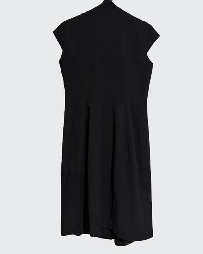 Vestido Calvin Klein Negro Cruzado | Talla 4