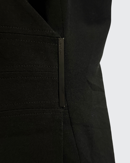 Vestido Calvin Klein Negro Cruzado | Talla 4