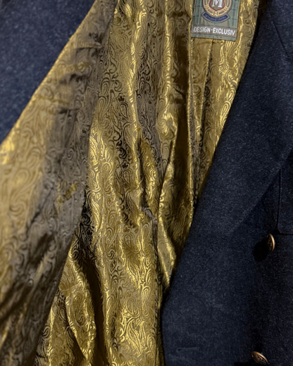 Abrigo vintage MARCONA · Design-Exclusiv | Lana | Botones Dorados | L - XL