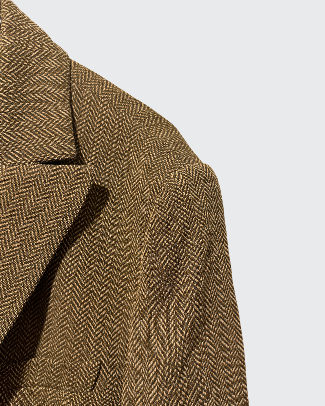 Blazer vintage Bianca — Pura Lana Virgen (Espiga / Herringbone)