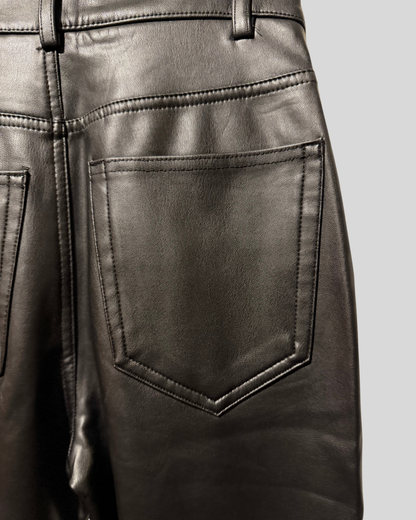 Pantalón símil cuero Pull&Bear |corte skinny tiro alto | Talla XS