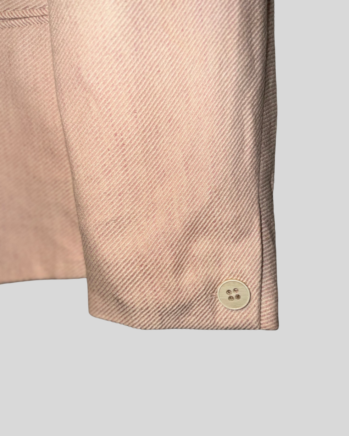 Blazer René Lezard | Palo Rosa, mezcla lino/lana