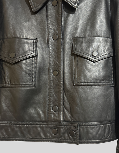 Chaqueta Zara | COLLECTION LIMITED EDITION | cuero genuino | Talla indicada M